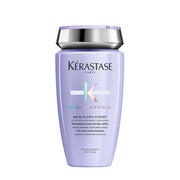 Kerastase Blond Absolu Bain Ultra Violet 250ml -  shampoo antigiallo per capelli biondi, grigi, bianchi e platino [all]