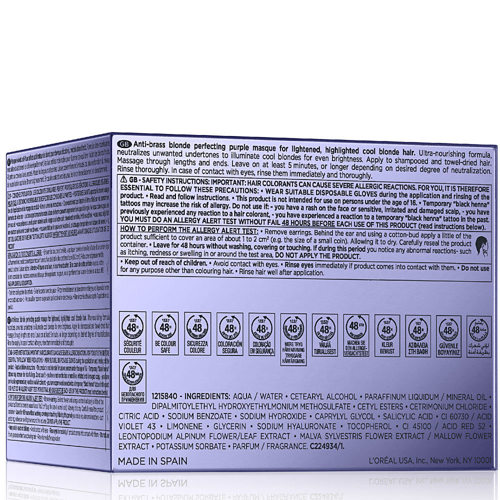 Kerastase Blond Absolu Masque Ultra Violet 200ml - maschera antigiallo capelli biondi, grigi, bianchi [all]