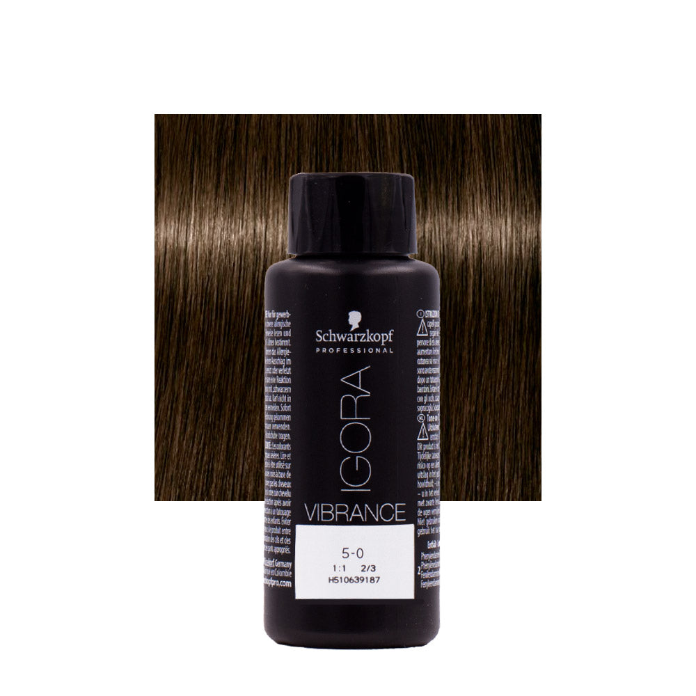 Schwarzkopf Igora Vibrance 5-0 Chiaro Chiaro Naturale 60ml - colorazione tono su tono
