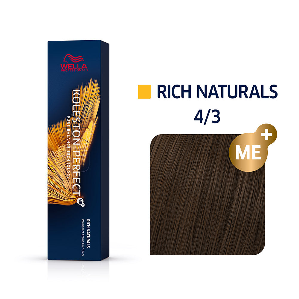 Wella Koleston Perfect Me+ Rich Natural 4/3 Castano Medio Dorato 60ml - colorazione permanente [all]