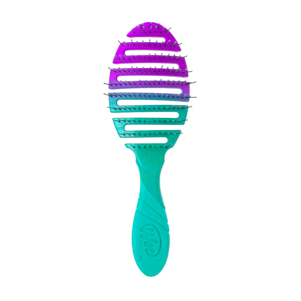 WetBrush Pro Flex Dry  Teal Ombre - spazzola flessibile con ombre verde acqua