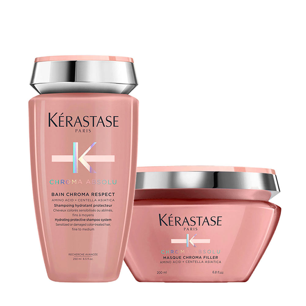 Kerastase Chroma Absolu Bain Chroma Respect 250ml Masque Chroma Filler 200ml [all]