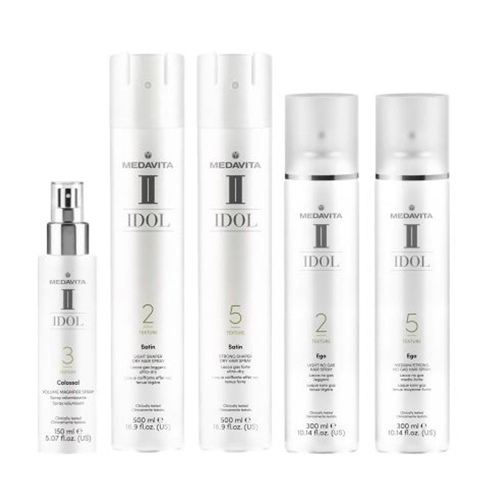 Medavita Idol Texture Satin Light Shaper Dry Hair Spray 2 500ml - lacca ultra dry [it]
