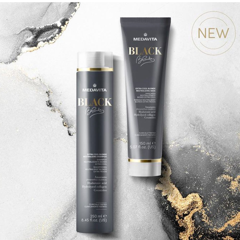 Medavita Lunghezze Blondie Black Extra Cool Blonde Neutralizing Mask 150ml - maschera neutralizzante biondi extra cool [it]