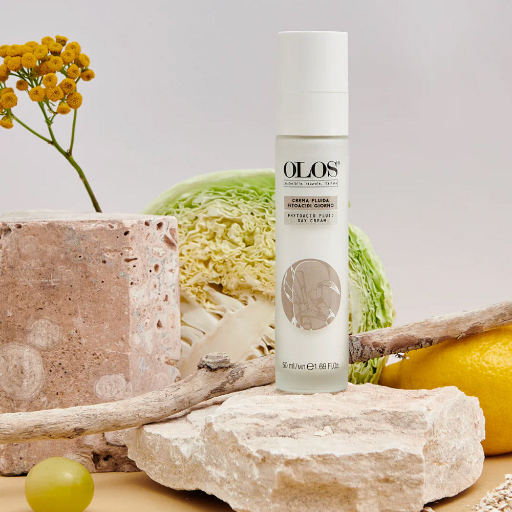 Olos Crema Fluida Fitoacidi Giorno 50ml - crema fluida illuminante