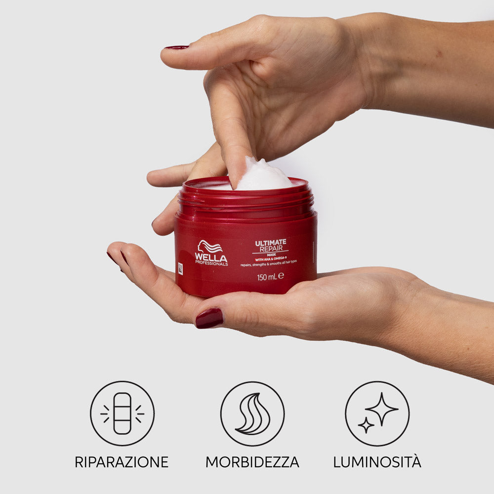Wella Ultimate Repair Mask 150ml - maschera capelli danneggiati [it]