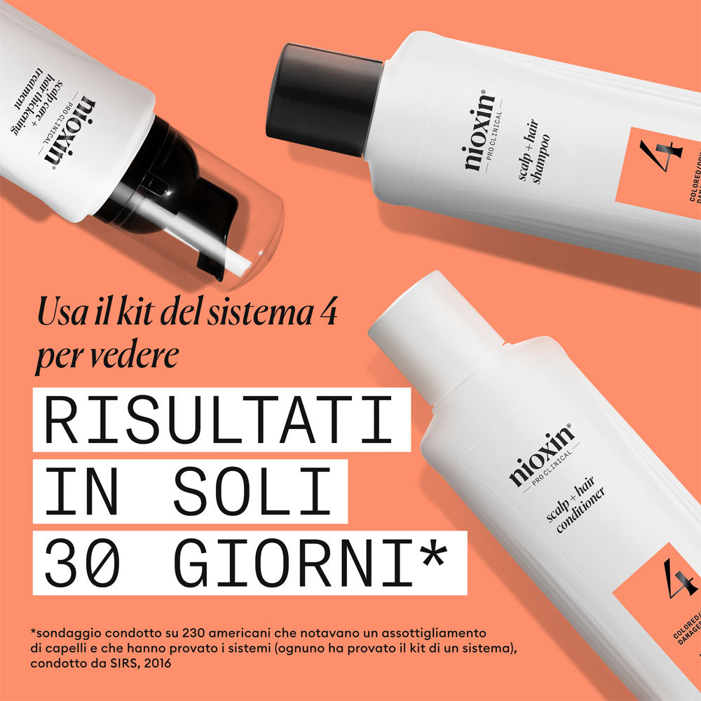 Nioxin Sistema 4 Scalp + Hair Conditioner 300ml  - balsamo anti assottigliamento avanzato [it]
