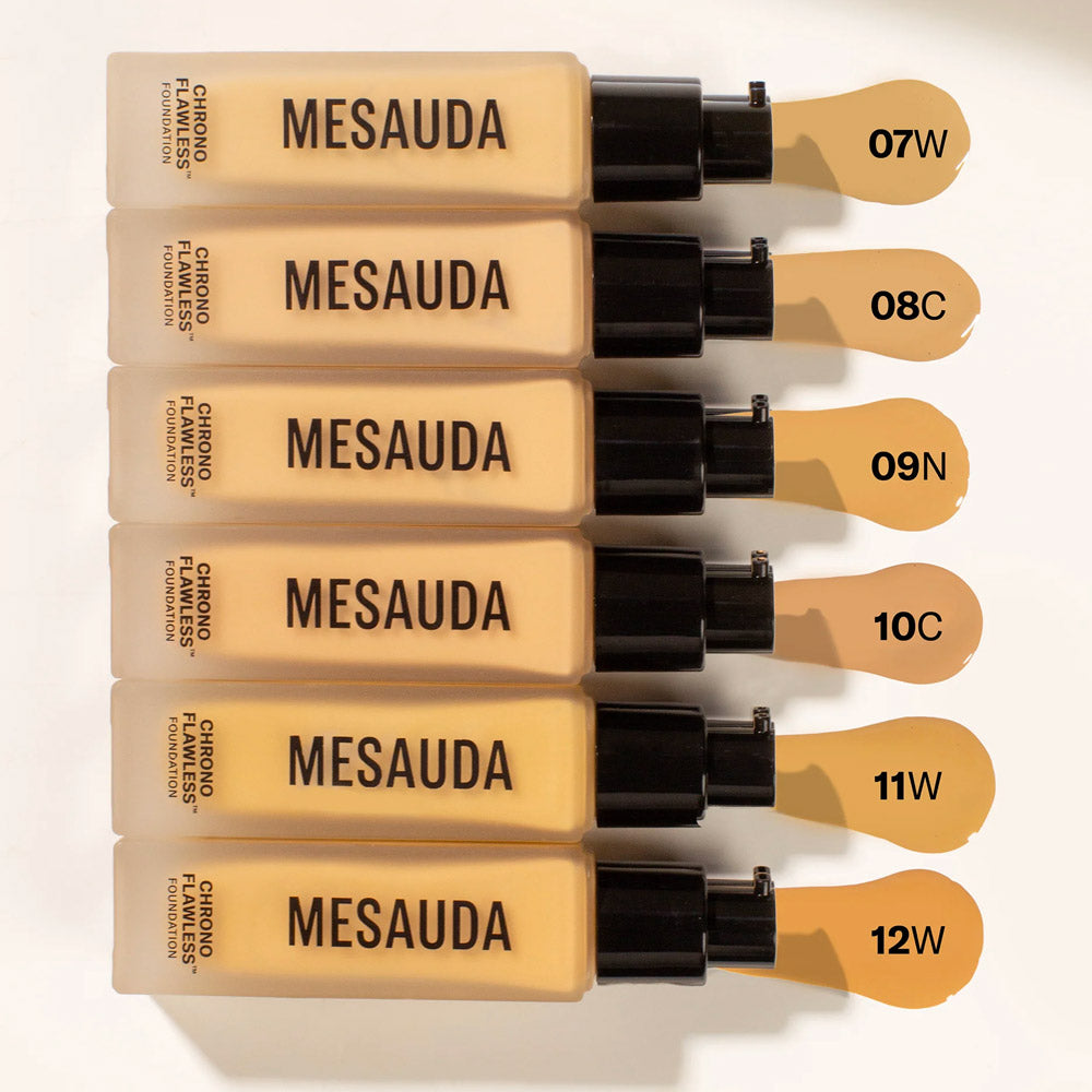 Mesauda Beauty Chrono Flawless Foundation 11W 30ml - fondotinta fluido a lunga tenuta