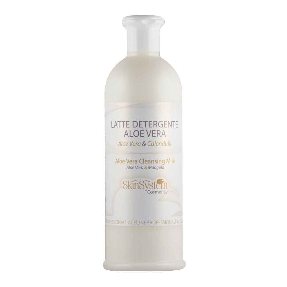 SkinSystem Aloe Vera Cleansing Milk 500ml - latte detergente aloe vera