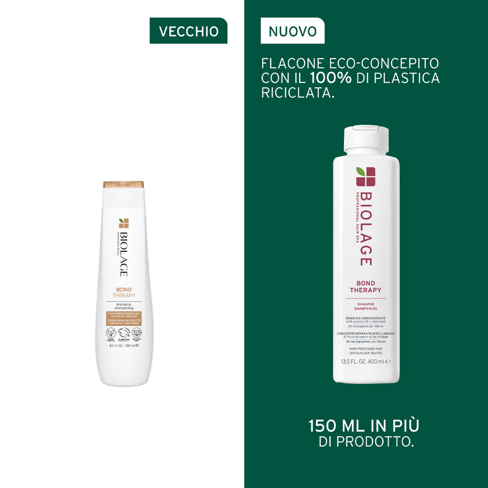 Biolage Professional Hair Spa Bond Therapy Shampoo 400ml - shampoo capelli danneggiati [it]