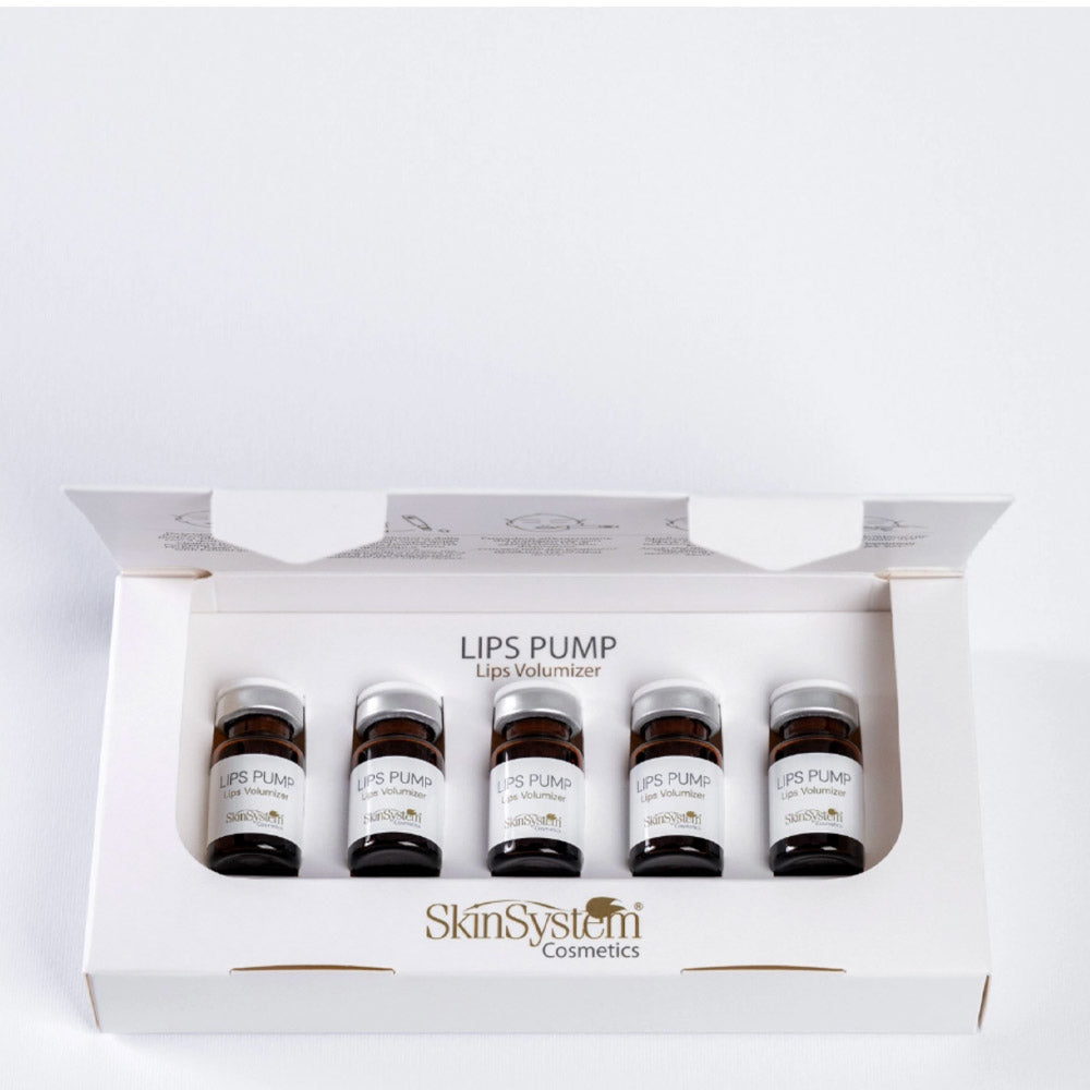 SkinSystem Lips Pump - Lips Volumizer 5 fiale - trattamento rimpolpante e volumizzante labbra