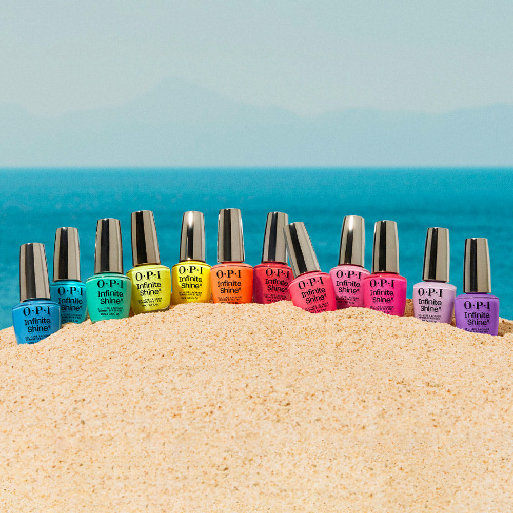 Opi Infinite Shine Summer Collection Here Plums The Sun 15ml - smalto a lunga durata viola [all]