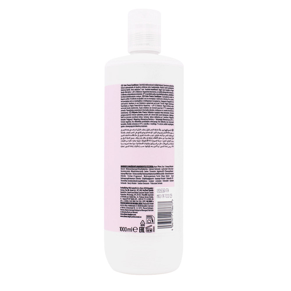 Schwarzkopf Professional BC Bonacure Color Freeze Conditioner pH 4.5 1000ml - balsamo protezione colore [all]