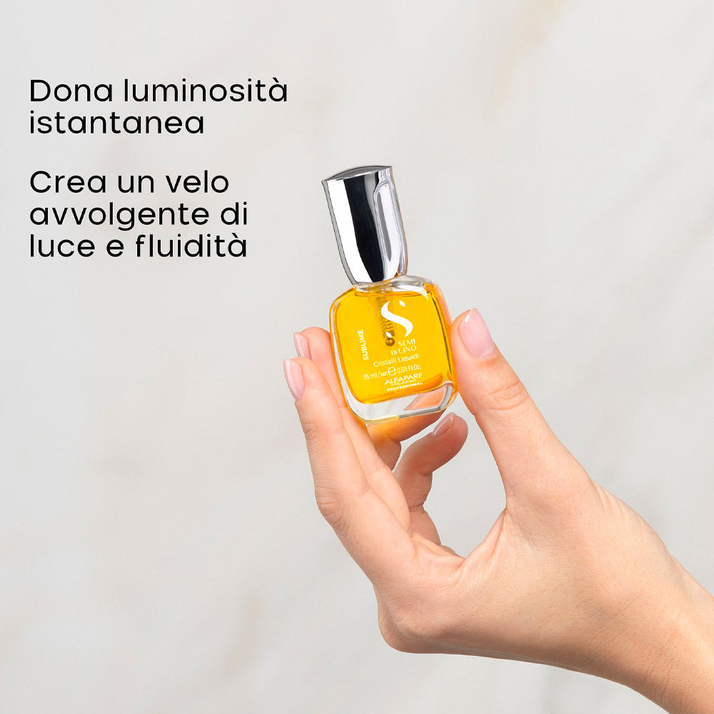 Alfaparf Milano Semi Di Lino Sublime Cristalli Liquidi Milano Vibes Blue Limited Edition 15ml - siero illuminante [it]