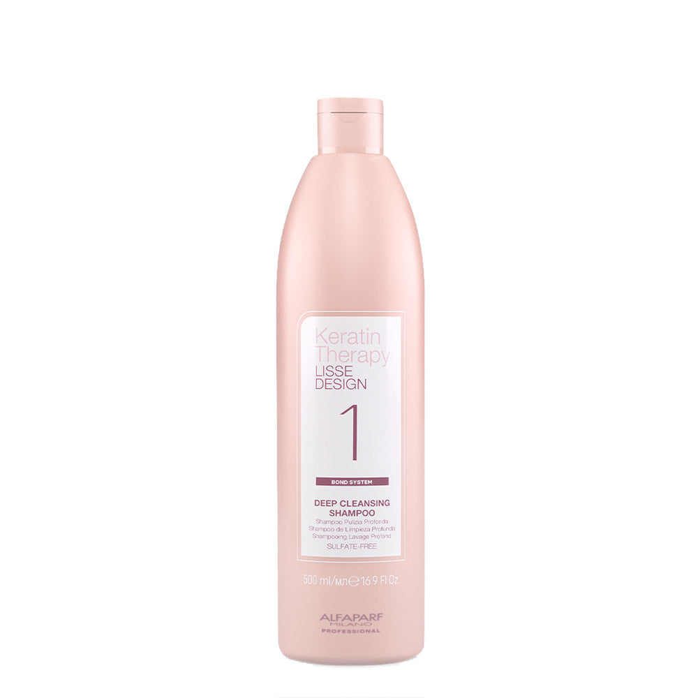 Alfaparf Milano Keratin Therapy Lisse Design Deep Cleasing Shampoo 500ml - shampoo lisciante [all]