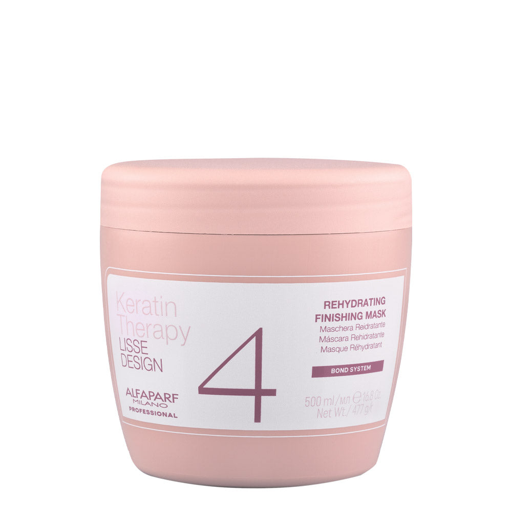 Alfaparf Milano Keratin Therapy Lisse Design Rehydrating Finish Mask 500gr - maschera trattamento lisciante [all]