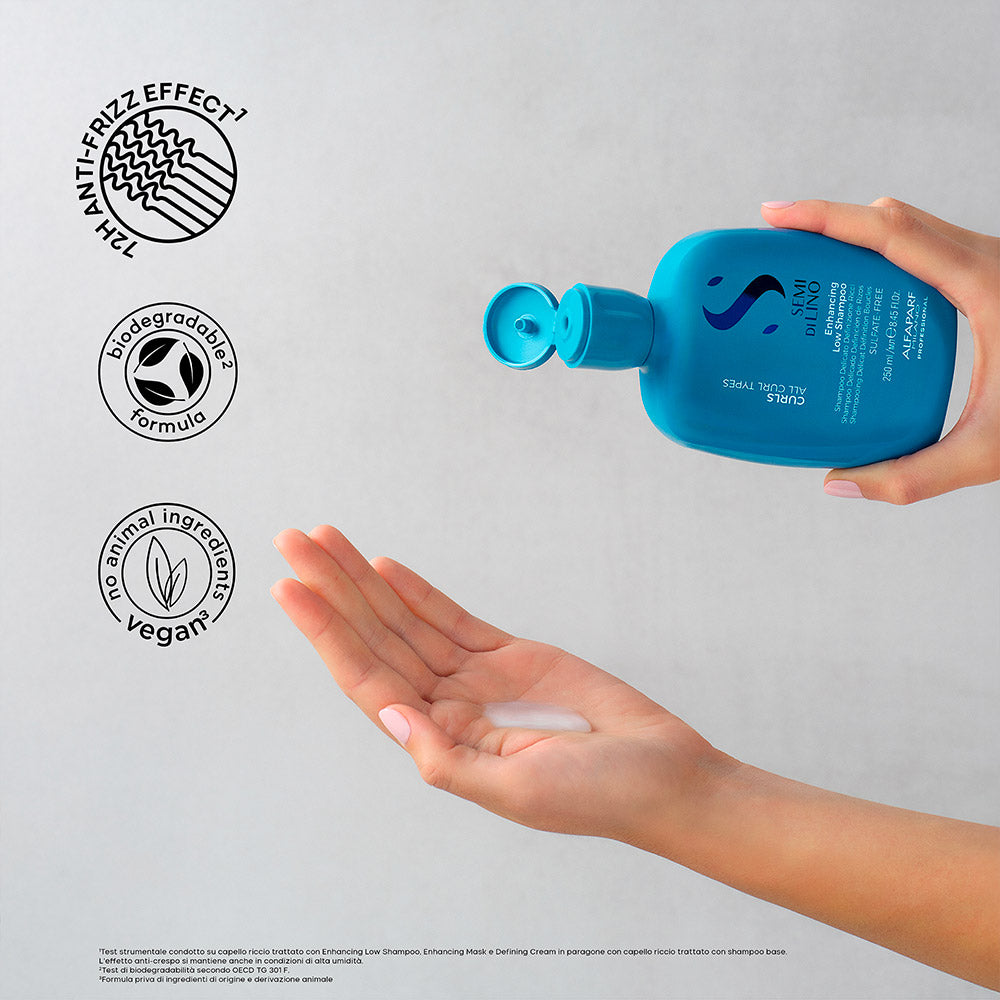 Alfaparf Milano Semi di Lino Curls Low Shampoo 250ml - shampoo capelli ricci [it]