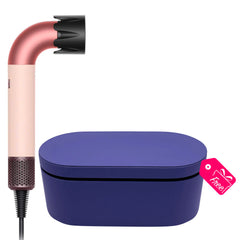 Dyson Supersonic R Phon Professional Rosa Cipria / Oro Rosa Capelli Ricci + Cofanetto Viola OMAGGIO