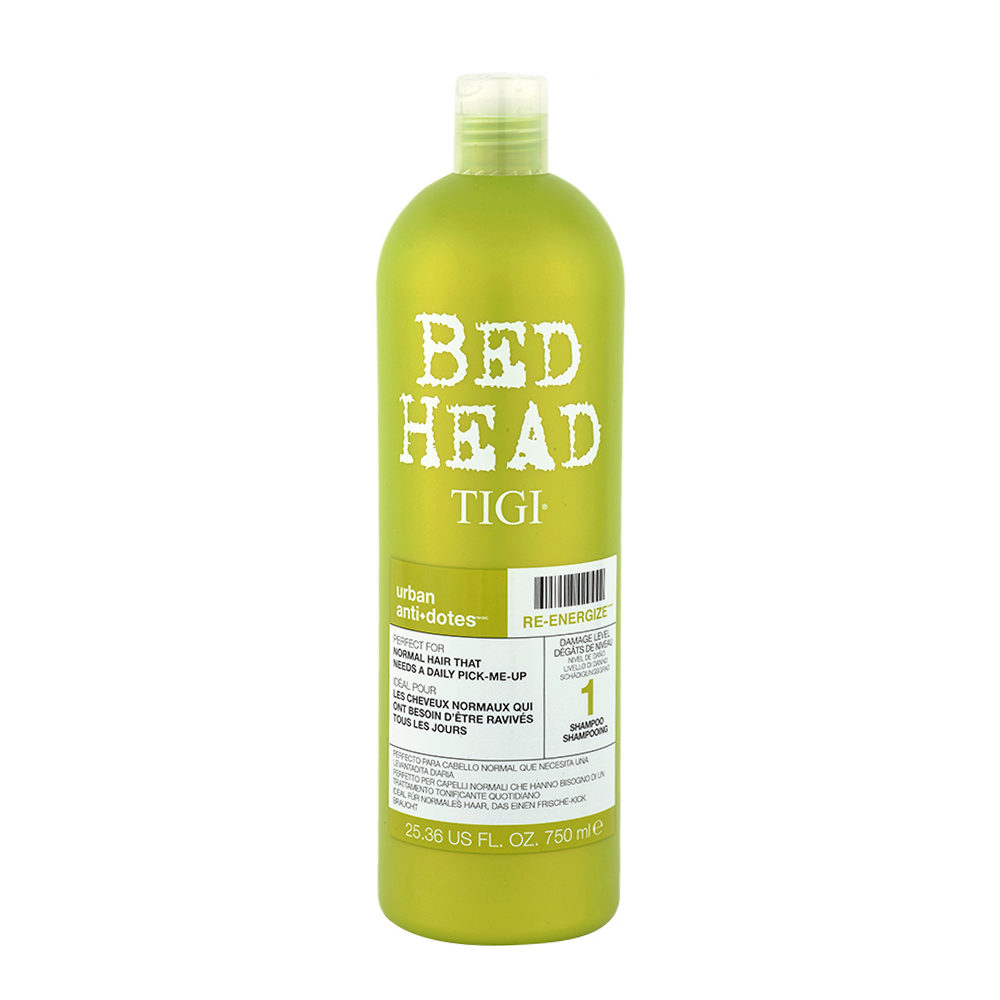 Tigi Urban Antidotes Re-Energize Level 1 Shampoo 750ml - shampoo capelli danneggiati
