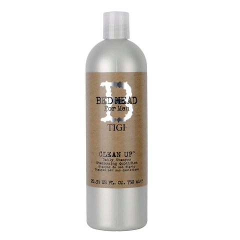 Bed Head Men Clean Up Daily Shampoo 750ml - shampoo delicato per uso quotidiano