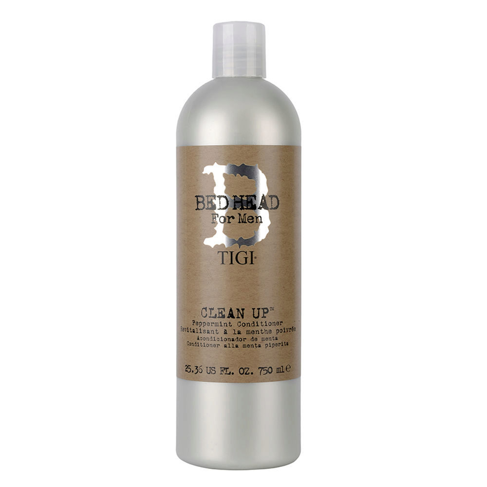 Tigi Bed Head Men Clean Up Peppermint Conditioner 750ml - balsamo idratante energizzante