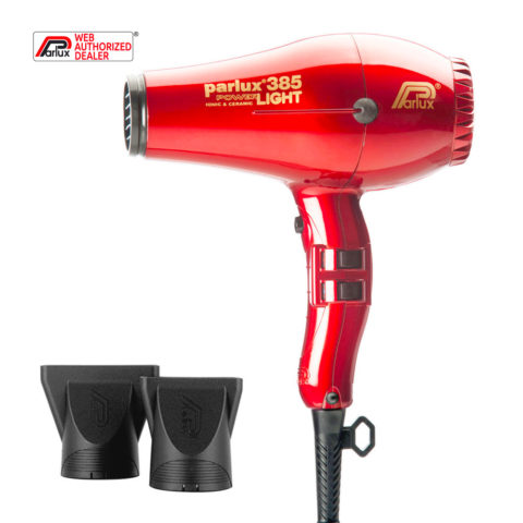 385 Powerlight Ionic & Ceramic - asciugacapelli rosso