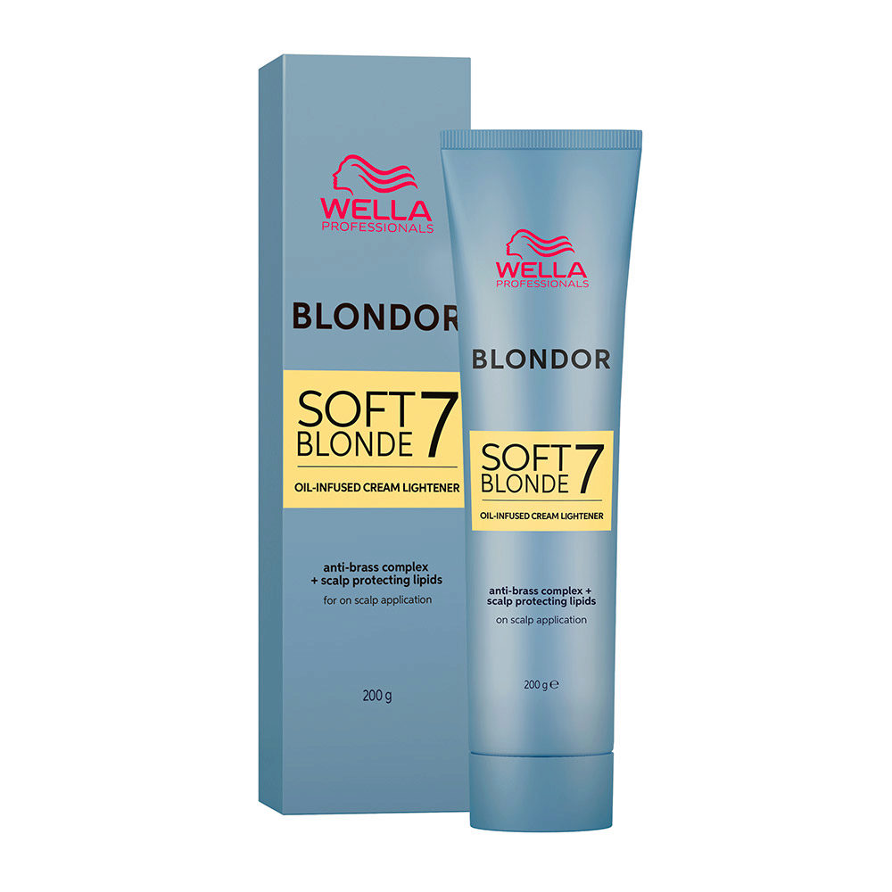 Wella Blondor Soft Blonde Cream 200gr - crema decolorante a base oleosa