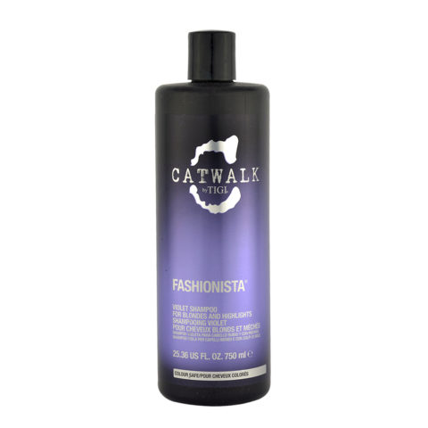 Catwalk Fashionista Violet Shampoo 750ml - shampoo antigiallo capelli biondi