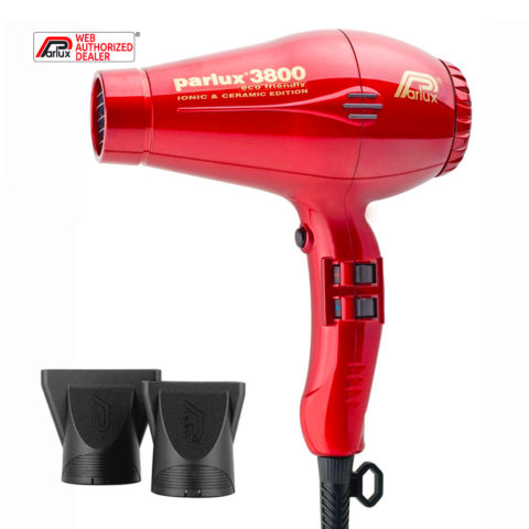 3800 EcoFriendly Ionic & Ceramic - asciugacapelli professionale rosso