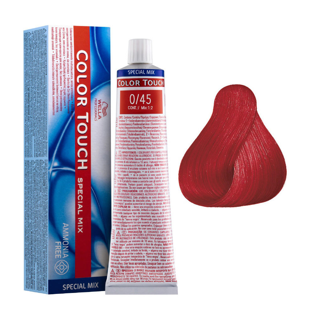 Wella Color Touch Special Mix 0/45 Rosso 60ml - colore semi permanente senza ammoniaca