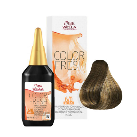 Color Fresh 6/0 Biondo Scuro 75ml  - riflessante diretto senza ammoniaca