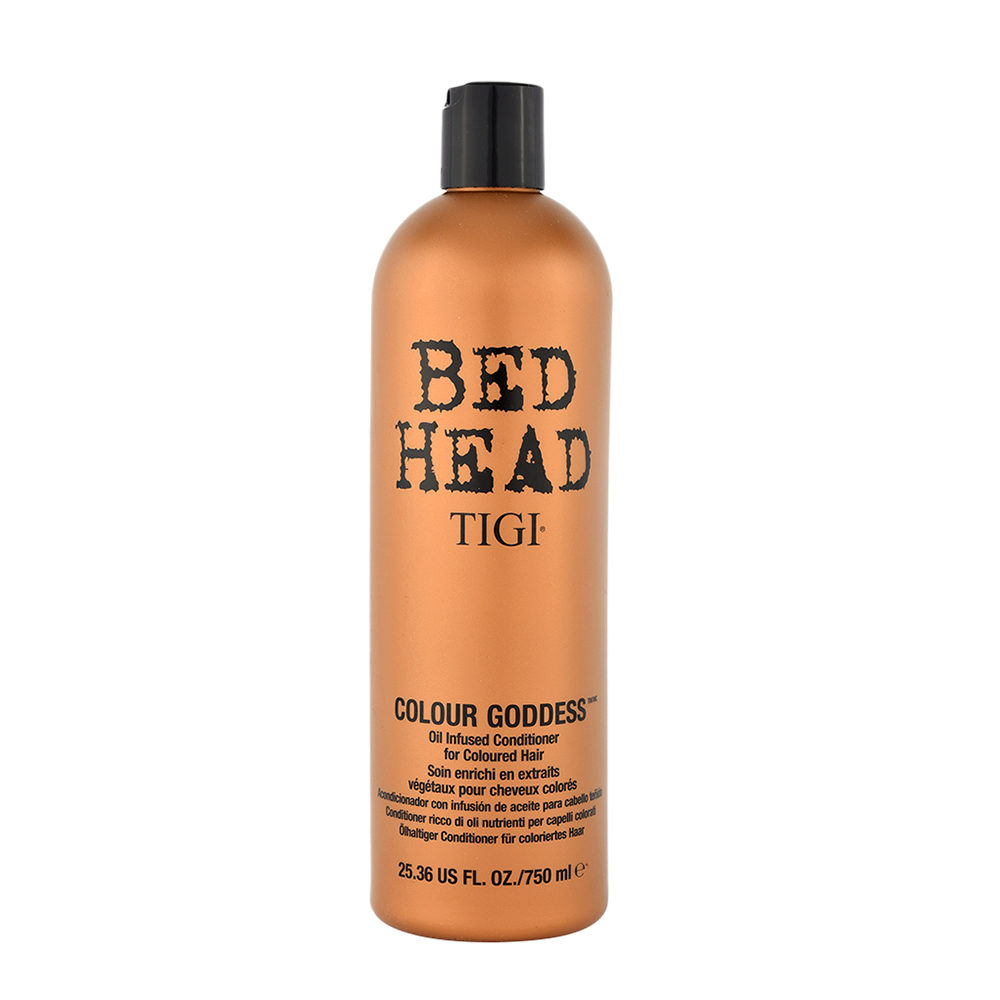 Tigi Bed Head Colour Goddess Oil Infused Conditioner 750ml - balsamo idratante capelli colorati