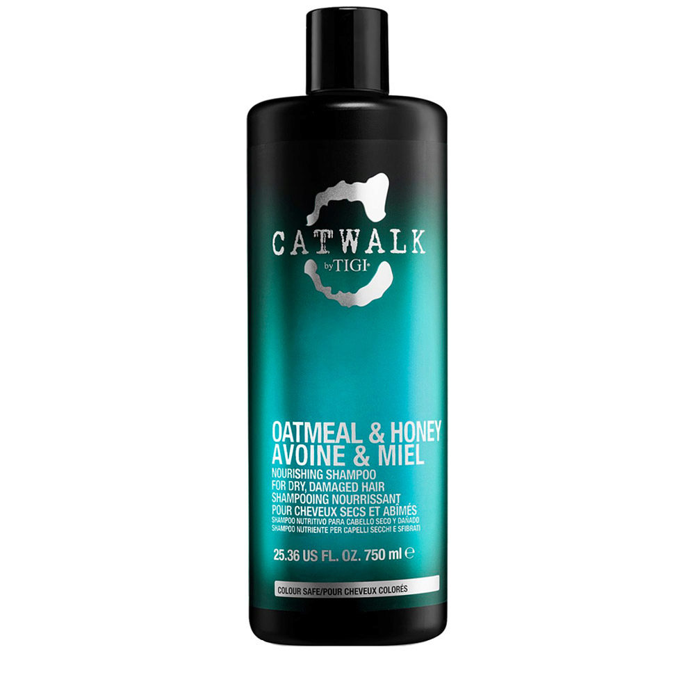 Tigi Catwalk Oatmeal & Honey Nourishing Shampoo 750ml - shampoo idratante capelli secchi