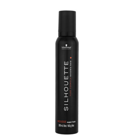 Schwarzkopf Silhouette Super Hold Mousse 200ml - spuma tenuta super forte