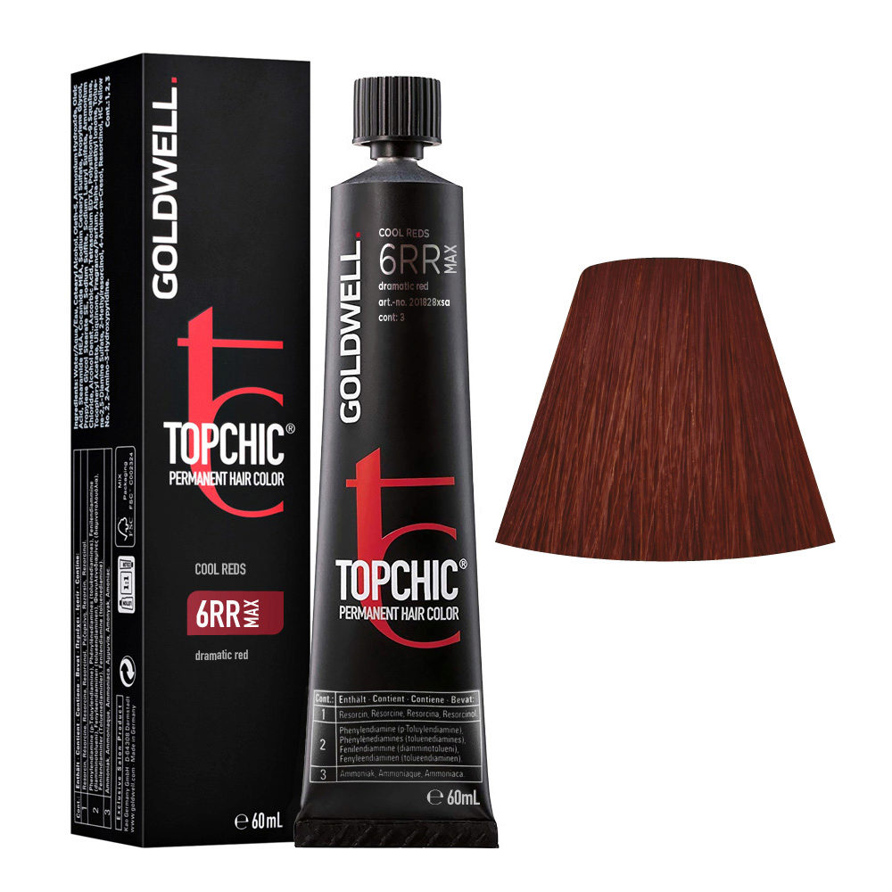 6RR MAX Rosso spettacolare Goldwell Topchic Cool reds tb 60ml