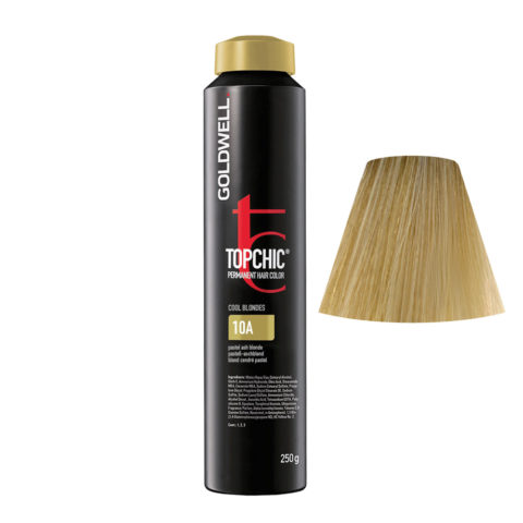 10A Biondo platino cenere Goldwell Topchic Cool blondes can 250gr