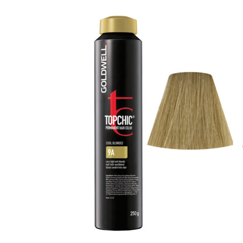 9A Biondo chiarissimo cenere Goldwell Topchic Cool blondes can 250gr