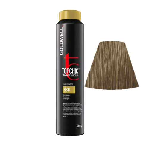 8SB Biondo argento Goldwell Topchic Cool blondes can 250gr