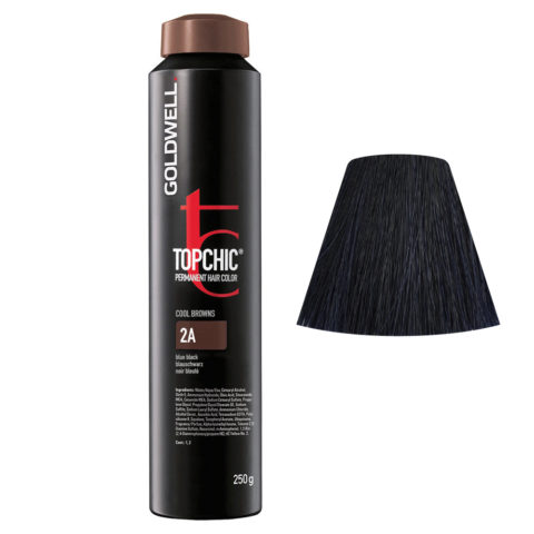 2A Nero blu Goldwell Topchic Cool browns can 250gr