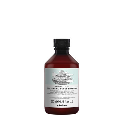 Davines Naturaltech Detoxifying Scrub Shampoo 250ml - Shampoo rivitalizzante