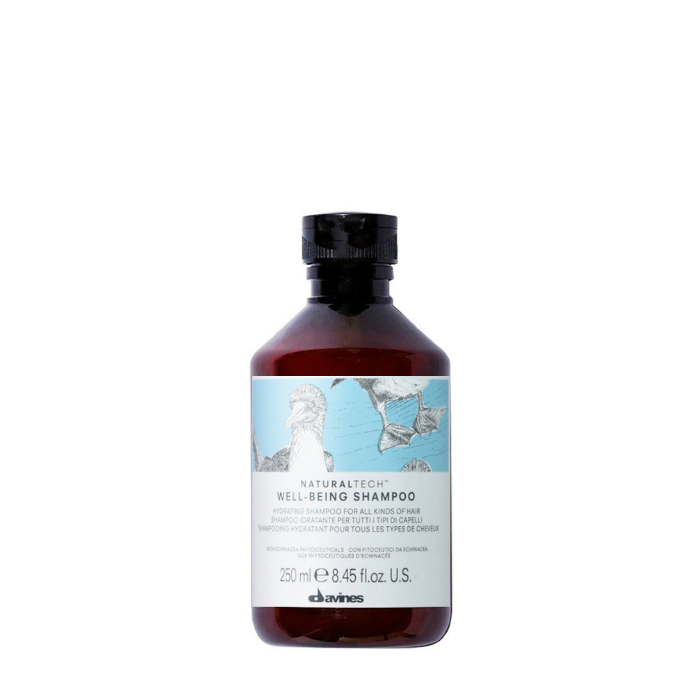 Davines Naturaltech Wellbeing Shampoo 250ml  - shampoo idratante per tutti i tipi di capelli