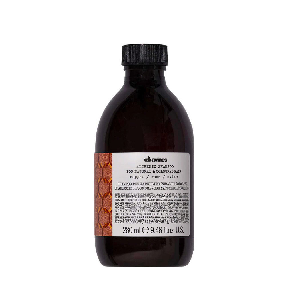 Davines Alchemic Shampoo Copper 280ml - Shampoo riflessante capelli ramati