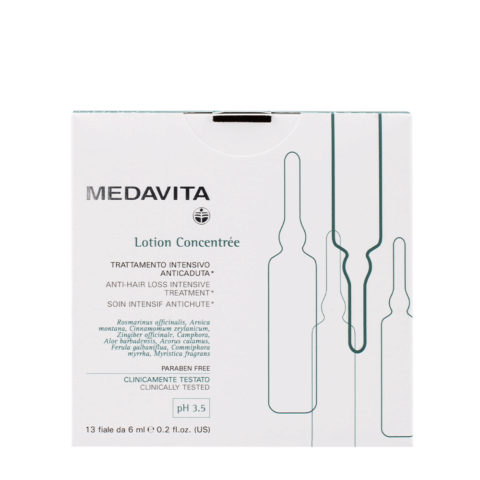 Medavita Cute Lotion Concentrée 13x6ml - trattamento intensivo anticaduta pH 3.5