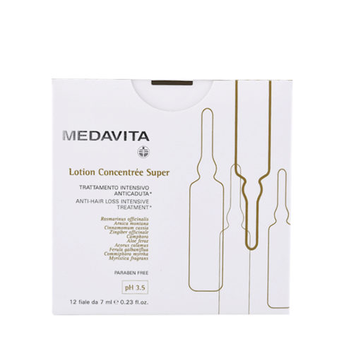 Medavita Cute Lotion Concentrée Super Anti Hair Loss Intensive Treatment 12x7ml - trattamento intensivo anticaduta
