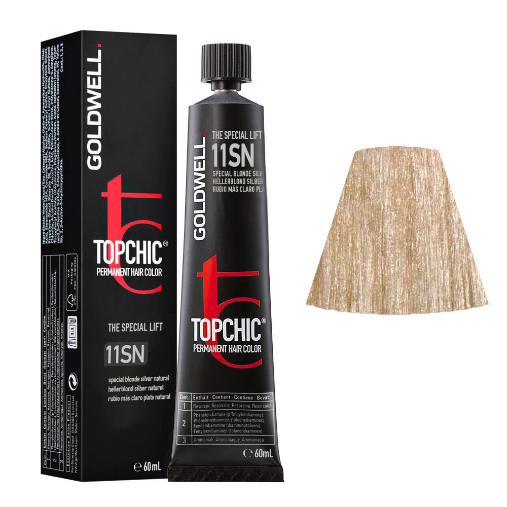 11SN Biondo speciale argento naturale Goldwell Topchic Special lift tb 60ml