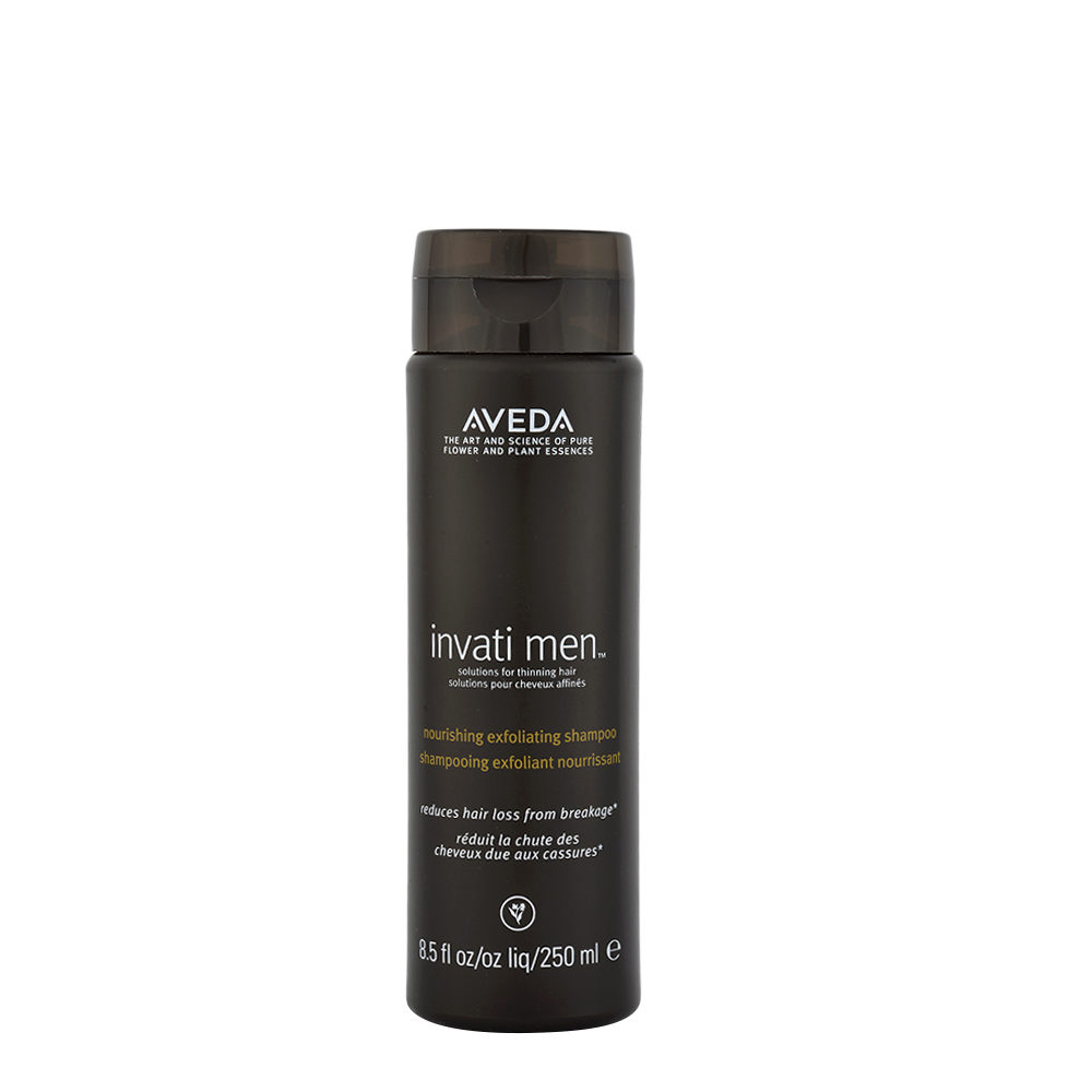 Aveda Invati Men Exfoliating Shampoo 250ml - shampoo esfoliante per capelli fini e diradati