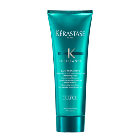 Kerastase Resistance Bain Therapiste 250ml - shampoo ristrutturante per capelli danneggiati