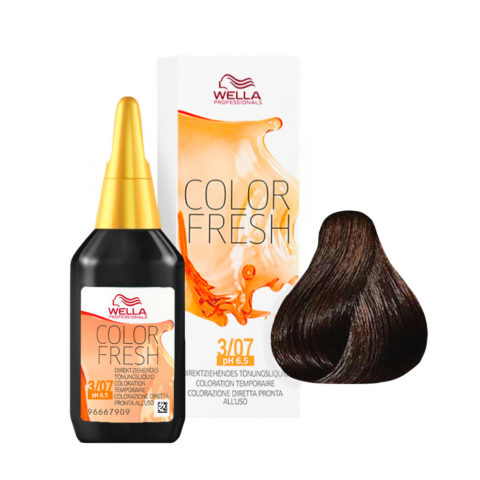 Color Fresh 3/07 Castano Scuro Naturale Sabbia 75ml  - riflessante diretto senza ammoniaca