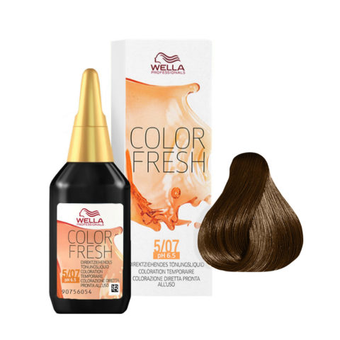 Color Fresh 5/07 Castano Chiaro Naturale Sabbia 75ml - riflessante diretto senza ammoniaca