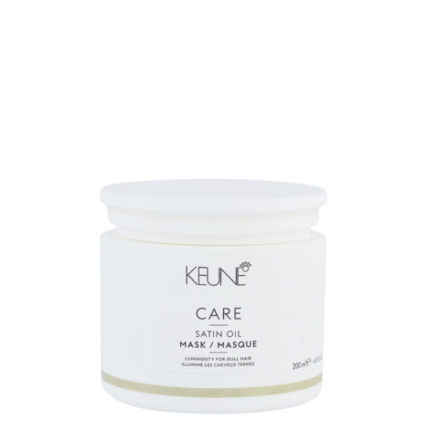 Care Line Satin Oil Mask 200ml - maschera illuminante per capelli spenti e secchi